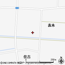 秋田県大仙市横堀表木58周辺の地図