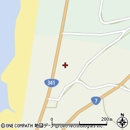 秋田県由利本荘市神沢神沢47周辺の地図