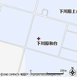 秋田県大仙市神宮寺下川原和台周辺の地図