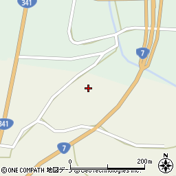 秋田県由利本荘市神沢陣場25周辺の地図