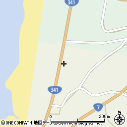 秋田県由利本荘市神沢神沢41周辺の地図