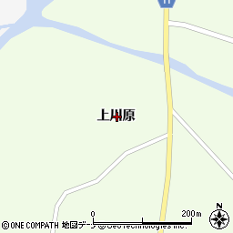 秋田県大仙市太田町三本扇上川原周辺の地図