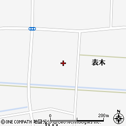 秋田県大仙市横堀表木18周辺の地図
