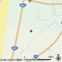 秋田県由利本荘市神沢神沢25周辺の地図