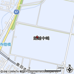 秋田県大仙市神宮寺館越中嶋周辺の地図