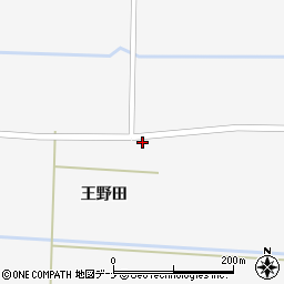 秋田県大仙市横堀王野田109-1周辺の地図