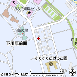 秋田県大仙市神宮寺中瀬古川敷139周辺の地図