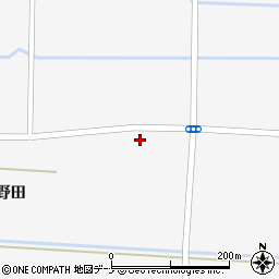 秋田県大仙市横堀王野田121周辺の地図