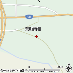 秋田県由利本荘市松ヶ崎荒町南側74周辺の地図