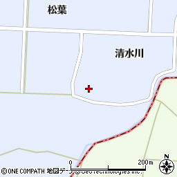 秋田県大仙市太田町川口清水川34周辺の地図