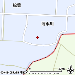 秋田県大仙市太田町川口清水川35周辺の地図