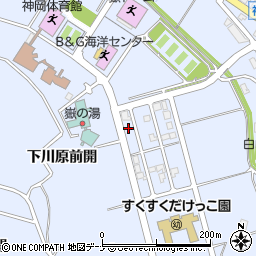 秋田県大仙市神宮寺中瀬古川敷139-9周辺の地図