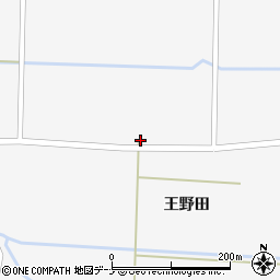 秋田県大仙市横堀王野田135-1周辺の地図