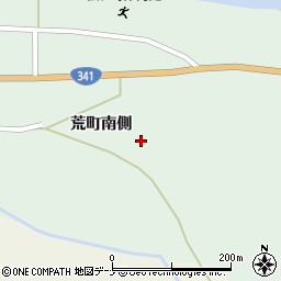 秋田県由利本荘市松ヶ崎荒町南側68周辺の地図