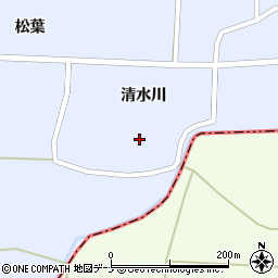秋田県大仙市太田町川口清水川36周辺の地図