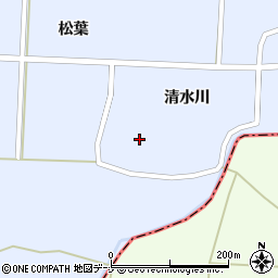 秋田県大仙市太田町川口清水川34-1周辺の地図