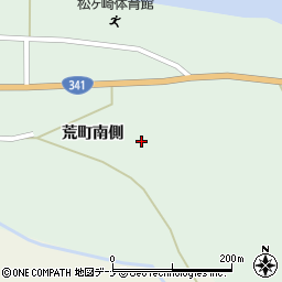 秋田県由利本荘市松ヶ崎荒町南側69周辺の地図