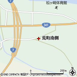 秋田県由利本荘市松ヶ崎荒町南側82周辺の地図