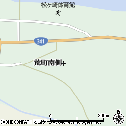 秋田県由利本荘市松ヶ崎荒町南側71周辺の地図