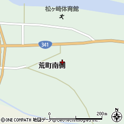 秋田県由利本荘市松ヶ崎荒町南側93周辺の地図