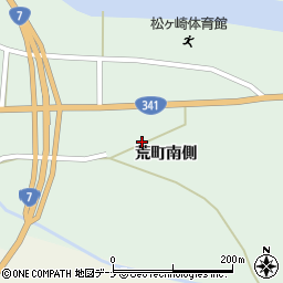 秋田県由利本荘市松ヶ崎荒町南側86周辺の地図