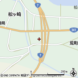 秋田県由利本荘市松ヶ崎荒町南側151周辺の地図