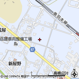 秋田県大仙市神宮寺下栗谷田周辺の地図