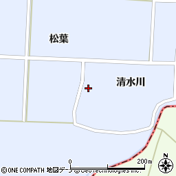 秋田県大仙市太田町川口清水川16周辺の地図