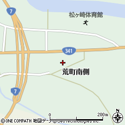 秋田県由利本荘市松ヶ崎荒町南側112周辺の地図