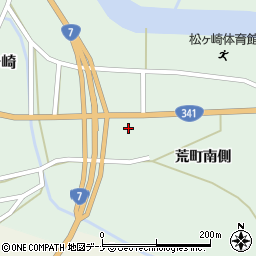 秋田県由利本荘市松ヶ崎荒町南側134周辺の地図