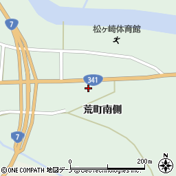 秋田県由利本荘市松ヶ崎荒町南側110周辺の地図