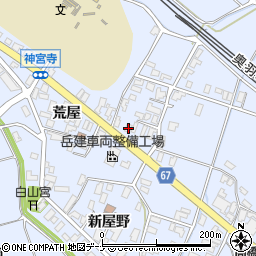 秋田県大仙市神宮寺荒屋入9周辺の地図