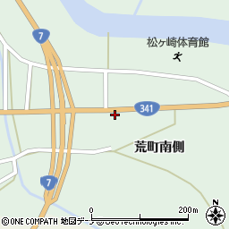 秋田県由利本荘市松ヶ崎荒町南側116周辺の地図