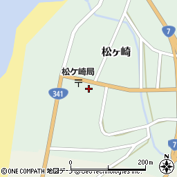 秋田県由利本荘市松ヶ崎（松ヶ崎町）周辺の地図