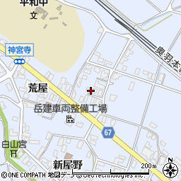 秋田県大仙市神宮寺荒屋入6周辺の地図