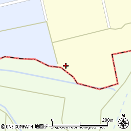 秋田県大仙市太田町永代雷256周辺の地図