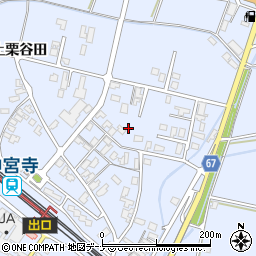 秋田県大仙市神宮寺上栗谷田60周辺の地図