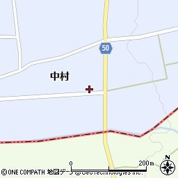 秋田県大仙市太田町川口中村25周辺の地図