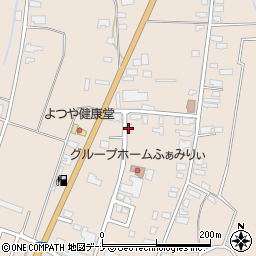 秋田県大仙市四ツ屋（上古道）周辺の地図