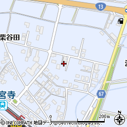 秋田県大仙市神宮寺上栗谷田59周辺の地図