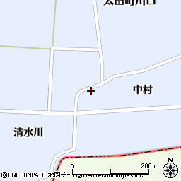 秋田県大仙市太田町川口中村58周辺の地図