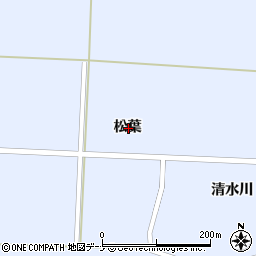 秋田県大仙市太田町川口松葉周辺の地図