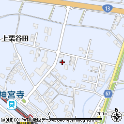 秋田県大仙市神宮寺上栗谷田63周辺の地図