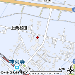 秋田県大仙市神宮寺上栗谷田67周辺の地図