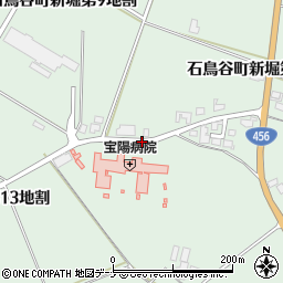 宝陽病院周辺の地図