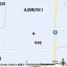 秋田県大仙市太田町川口中村226周辺の地図