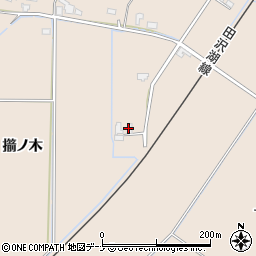 秋田県大仙市四ツ屋下嘉町周辺の地図
