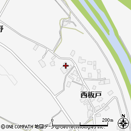 秋田県大仙市南外西野163周辺の地図