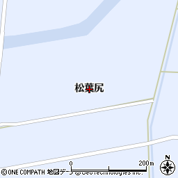 秋田県大仙市太田町川口松葉尻周辺の地図