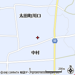 秋田県大仙市太田町川口中村221周辺の地図